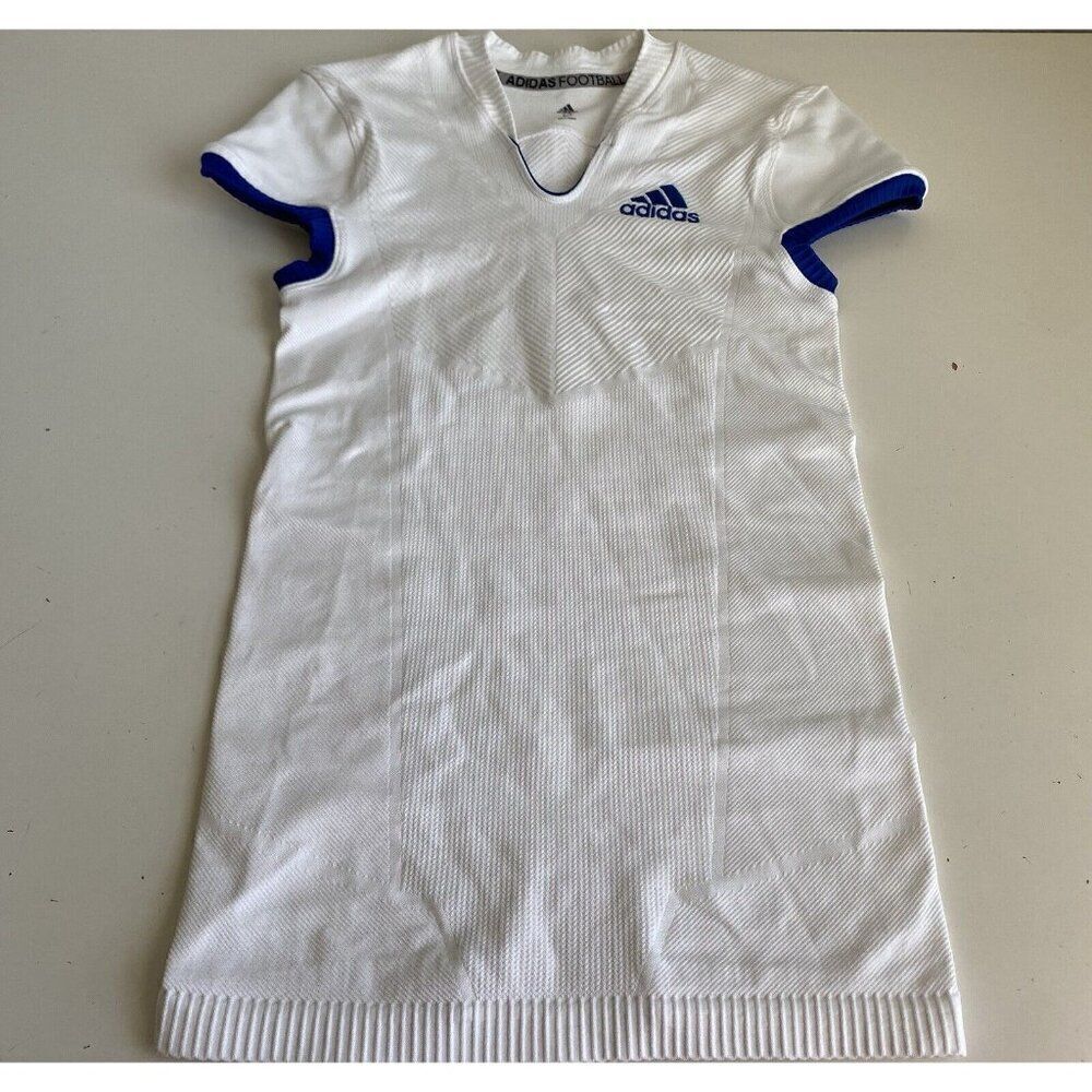 Adidas Techfit Primeknit Football Jersey Men’s Sz M White Compression Fit NO TAG